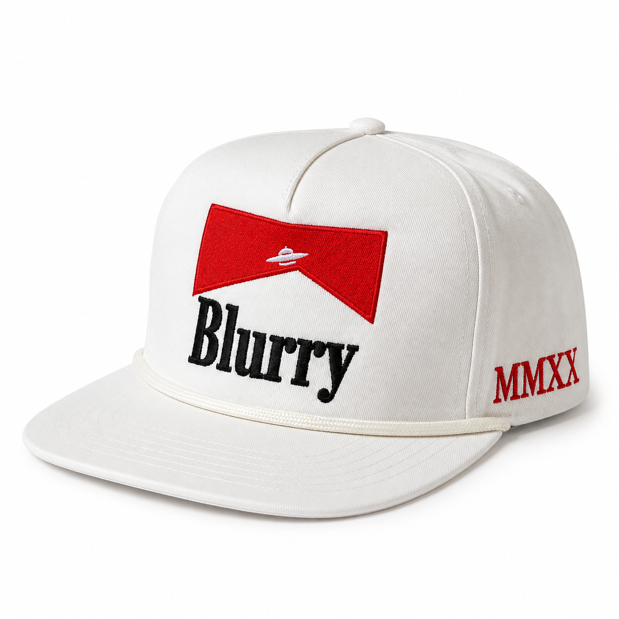 MarlBlurry Flat Bill Hat