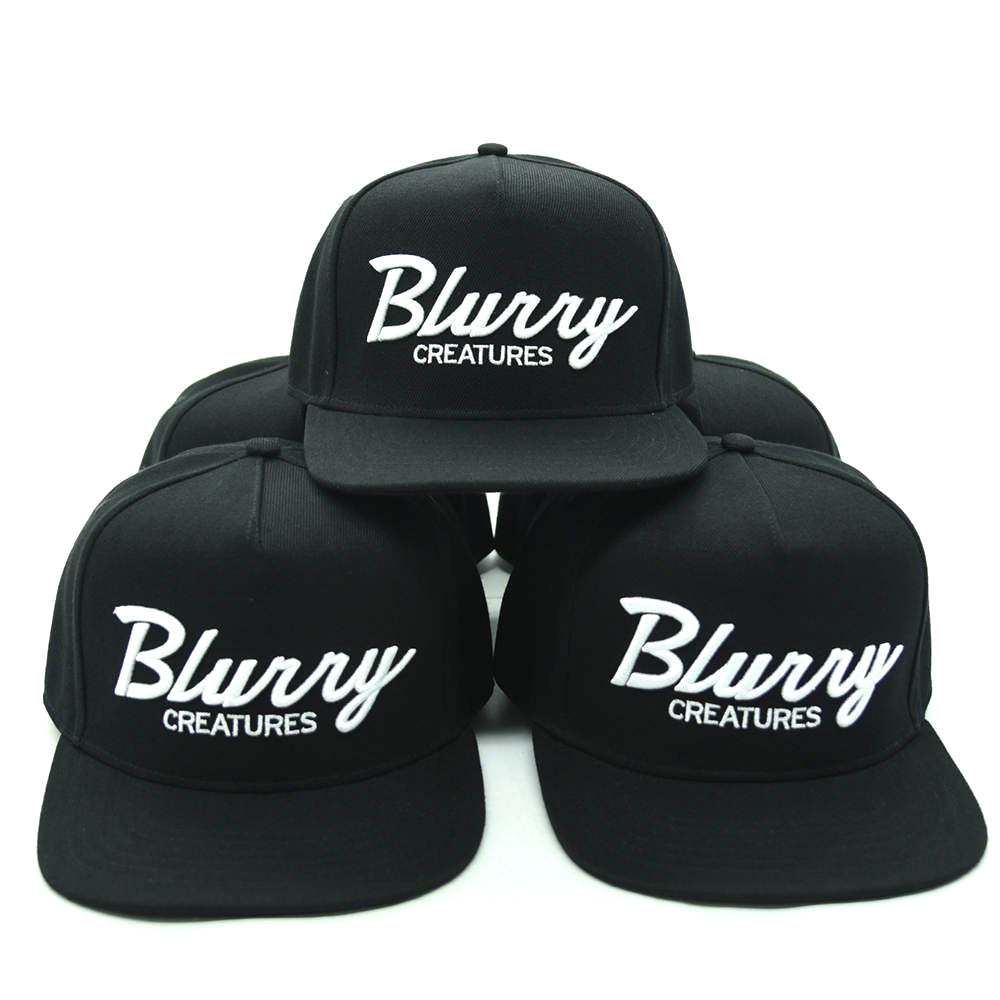 The Blurry Griswold 3D Bubble Letter Snapback Hat-Black