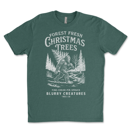 Blurry Christmas Trees