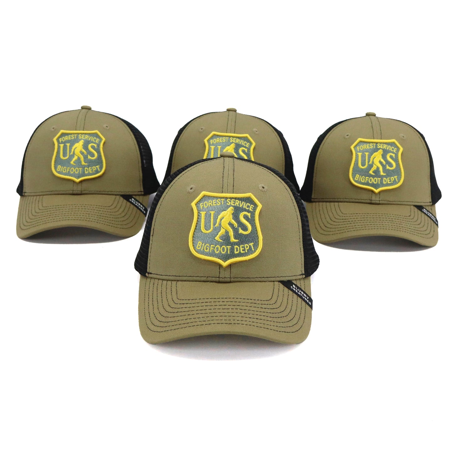 Bigfoot Forest Service Trucker Hat