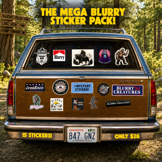 Blurry Creatures Ultimate Sticker Pack — 15 Stickers for $26