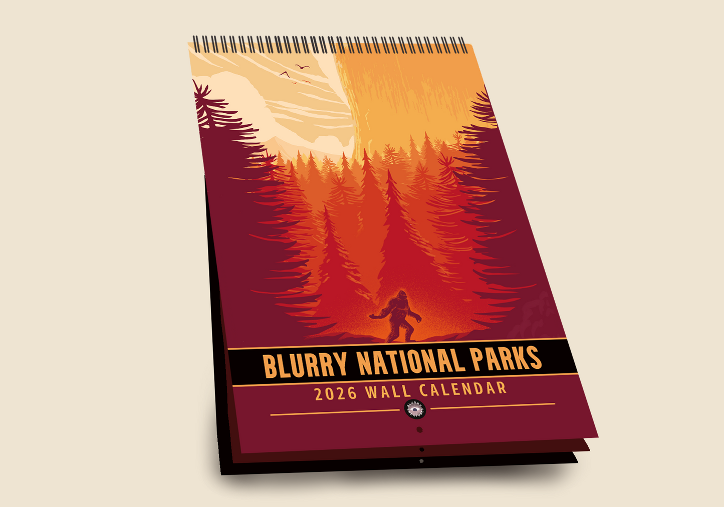 Blurry National Parks Calendar 2026 + 20 Christmas Cards (Pre-order)