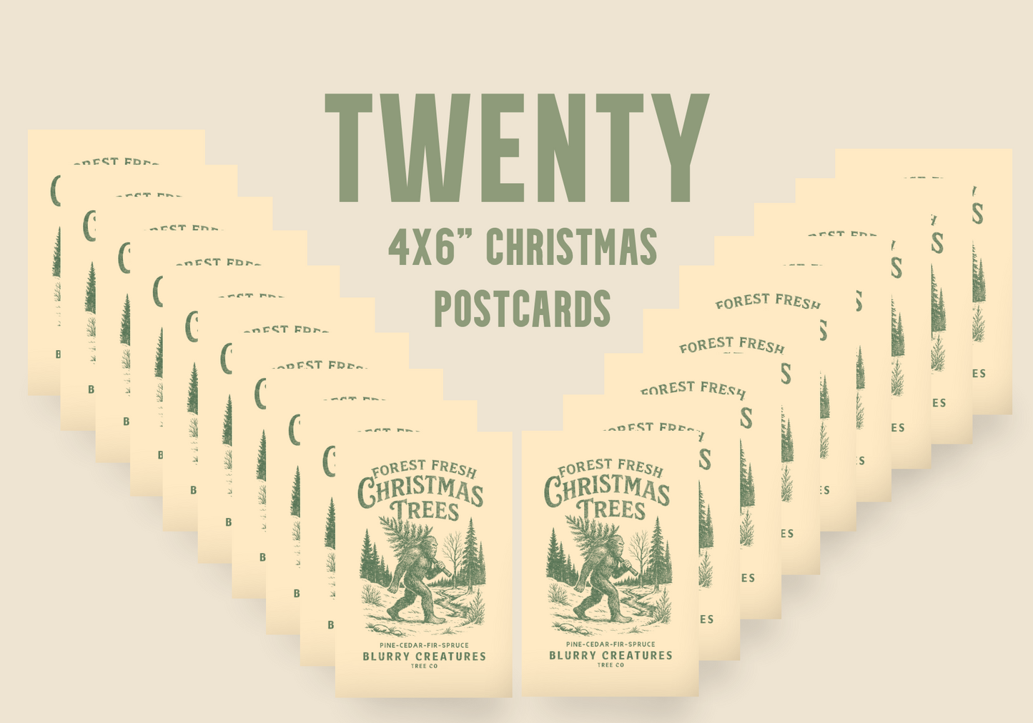 Blurry National Parks Calendar 2026 + 20 Christmas Cards (Pre-order)