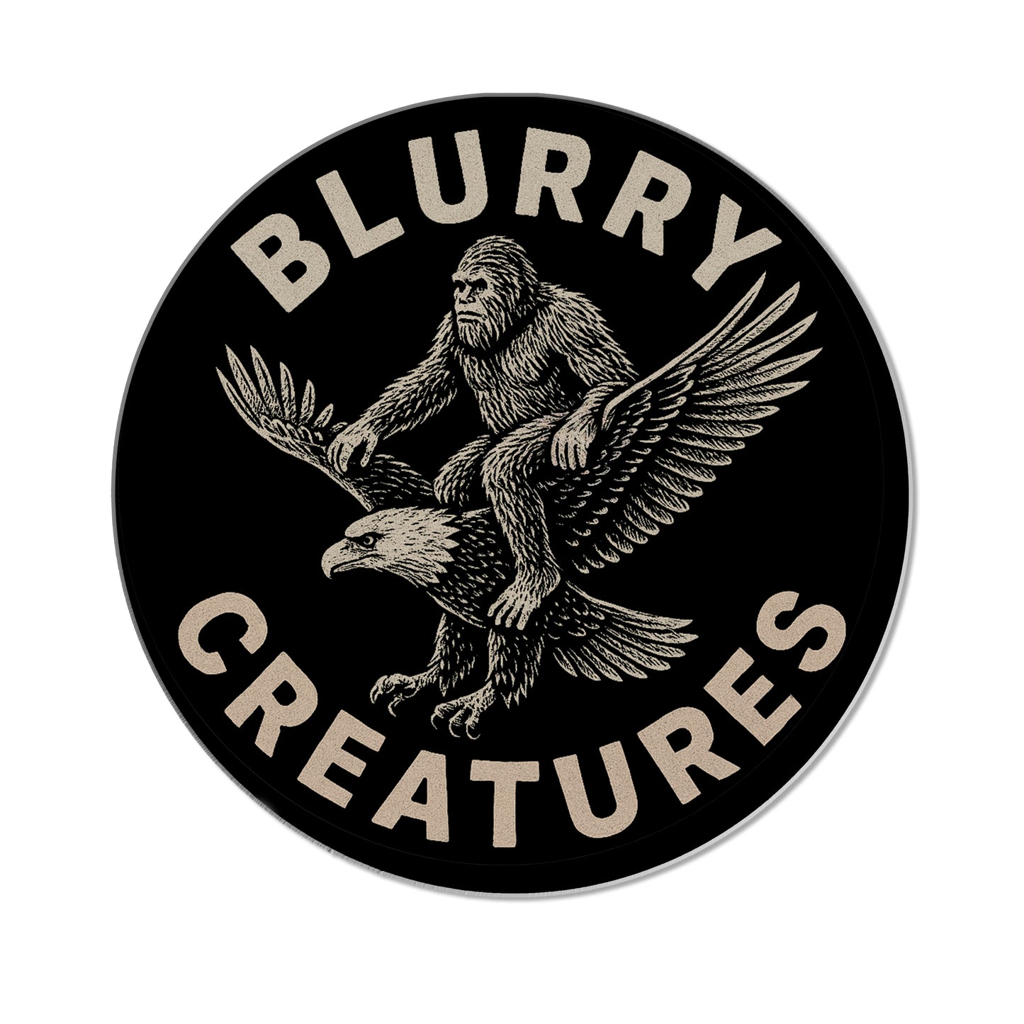 Soaring Sasquatch Magnet